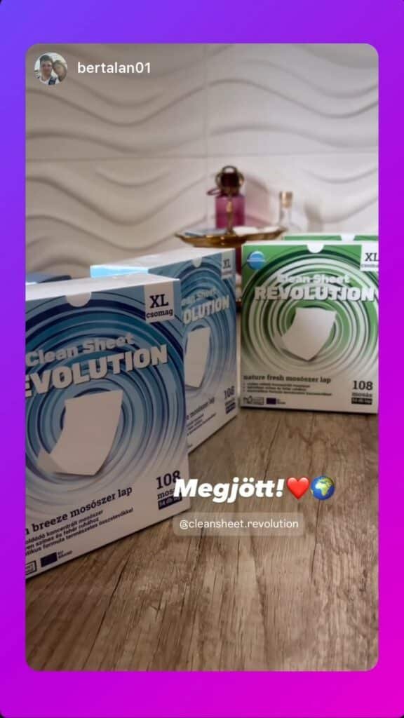 Instagram vásárlói kép