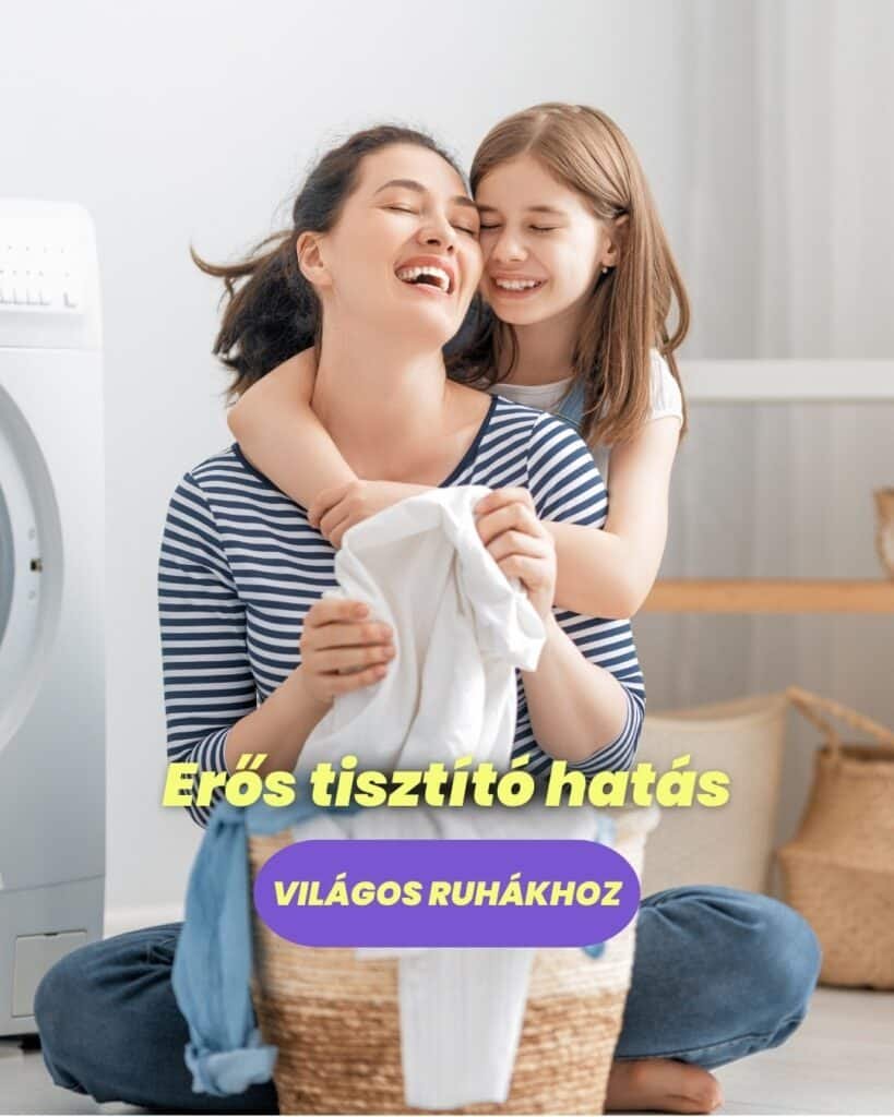 Clean Sheet mosólap fehér ruhákhoz